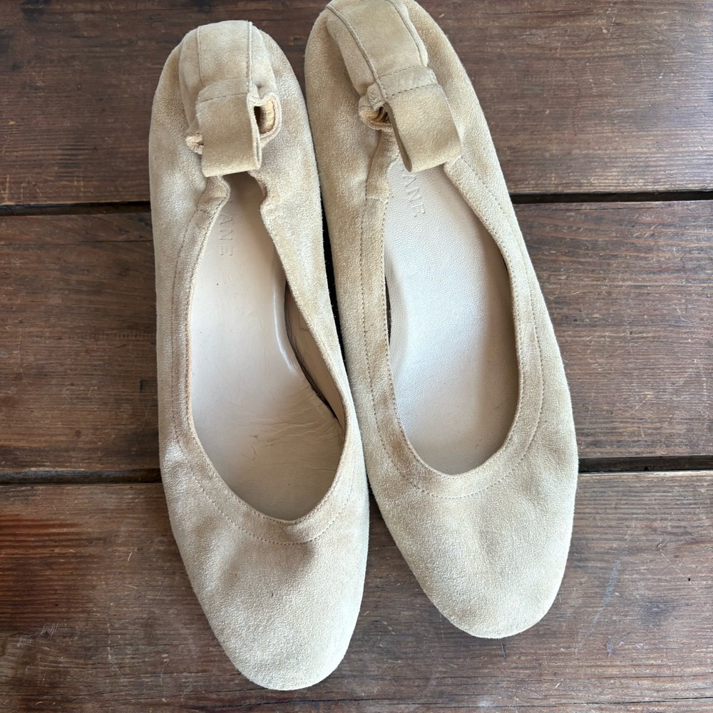 Everlane Tan Suede Day Heel - Picture 9 of 12